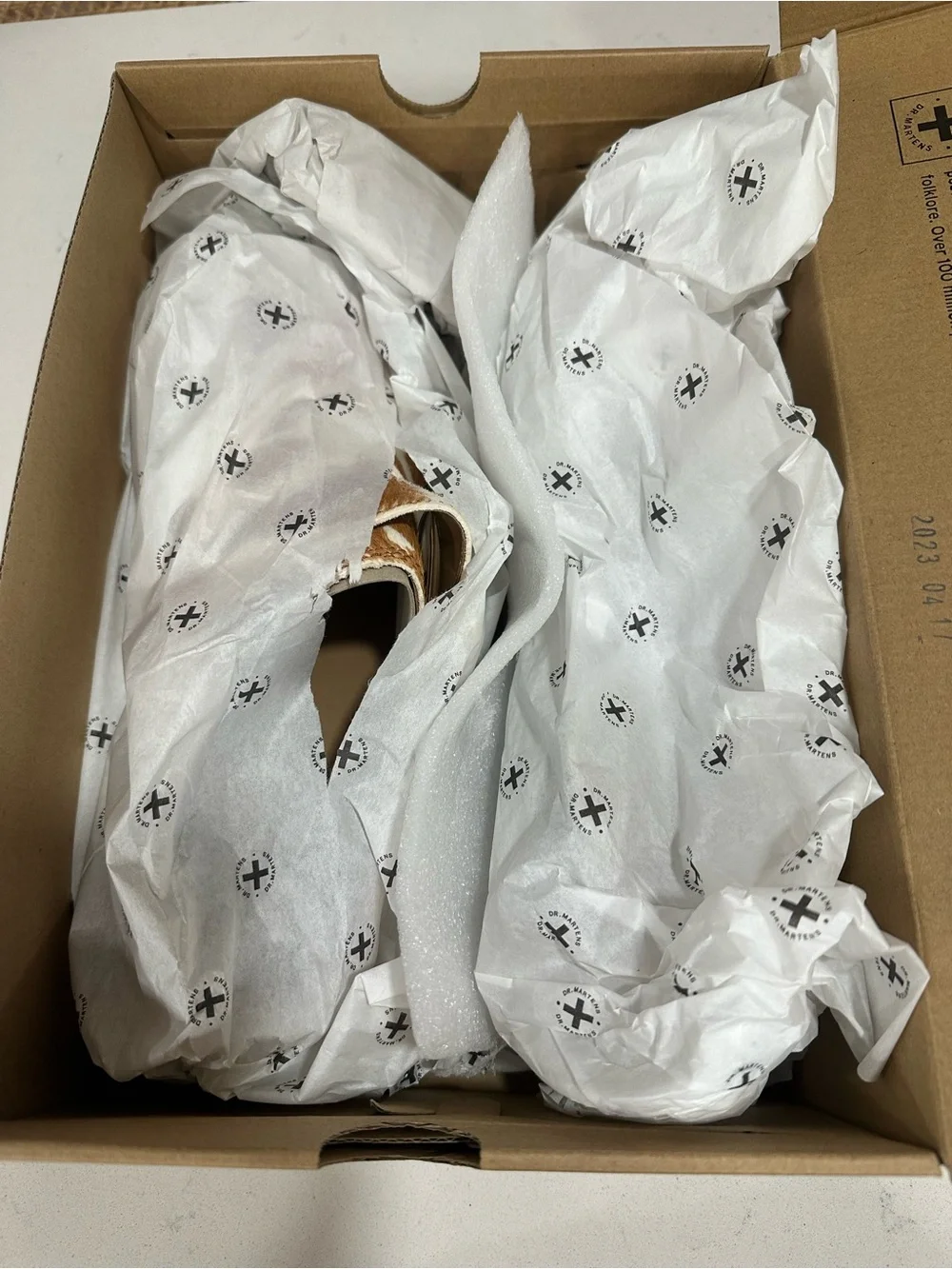 Dr. Martens Isham Jersey Cow Print Slingback Mules Size 9W - Picture 5 of 7